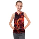 Background Fractal Abstract Kids  Sleeveless Hoodie