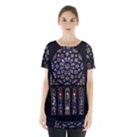 Rosette Cathedral Skirt Hem Sports Top