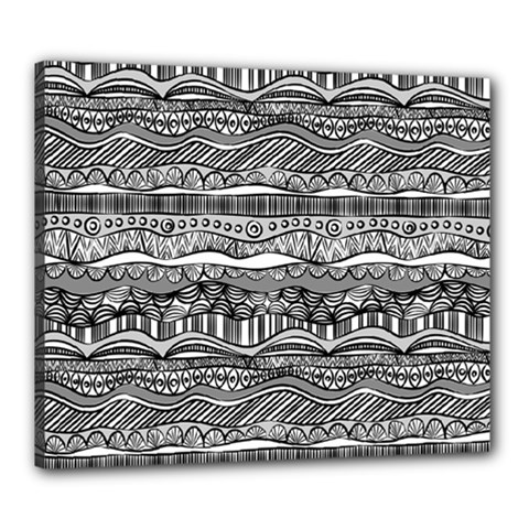 Ethno Seamless Pattern Canvas 24  x 20  (Stretched) from ArtsNow.com