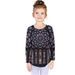 Rosette Cathedral Kids  Long Sleeve T-Shirt