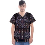 Rosette Cathedral Men s V-Neck Scrub Top