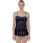 Rosette Cathedral Babydoll Tankini Top
