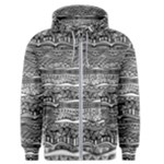 Ethno Seamless Pattern Men s Zipper Hoodie