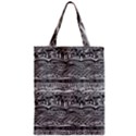 Zipper Classic Tote Bag 