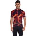 Background Fractal Abstract Men s Short Sleeve Cycling Jersey