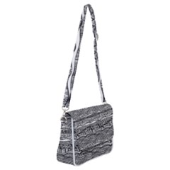 Shoulder Bag with Back Zipper 