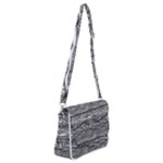 Ethno Seamless Pattern Shoulder Bag with Back Zipper