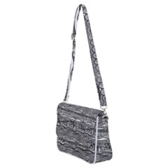 Shoulder Bag with Back Zipper 