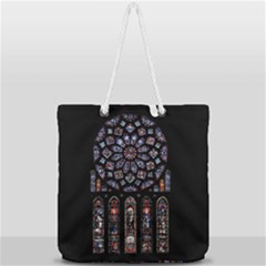 Full Print Rope Handle Tote (Large) 