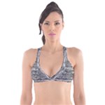 Ethno Seamless Pattern Plunge Bikini Top
