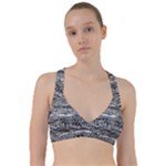 Ethno Seamless Pattern Sweetheart Sports Bra