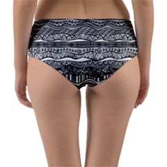 Reversible Mid-Waist Bikini Bottoms 