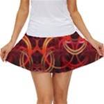 Background Fractal Abstract Women s Skort