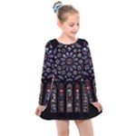 Rosette Cathedral Kids  Long Sleeve Dress