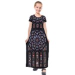 Rosette Cathedral Kids  Short Sleeve Maxi Dress