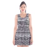 Ethno Seamless Pattern Scoop Neck Skater Dress