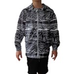 Ethno Seamless Pattern Kids  Hooded Windbreaker