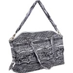 Ethno Seamless Pattern Canvas Crossbody Bag