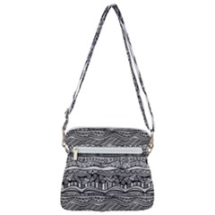 Zipper Messenger Bag 