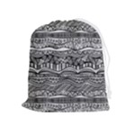 Ethno Seamless Pattern Drawstring Pouch (XL)