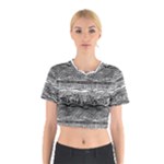 Ethno Seamless Pattern Cotton Crop Top