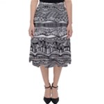 Ethno Seamless Pattern Classic Midi Skirt
