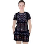 Rosette Cathedral Women s T-Shirt and Shorts Set