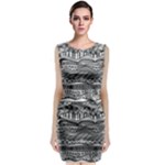 Ethno Seamless Pattern Classic Sleeveless Midi Dress