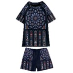 Rosette Cathedral Kids  Swim T-Shirt and Shorts Set