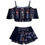 Rosette Cathedral Kids  Off Shoulder Skirt Bikini