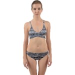 Ethno Seamless Pattern Wrap Around Bikini Set