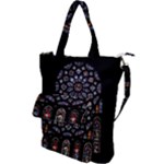 Rosette Cathedral Shoulder Tote Bag
