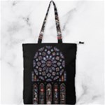 Rosette Cathedral Double Zip Up Tote Bag