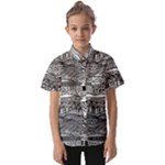 Ethno Seamless Pattern Kids  Short Sleeve Shirt