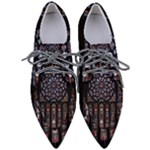 Rosette Cathedral Pointed Oxford Shoes