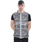 Ethno Seamless Pattern Men s Puffer Vest