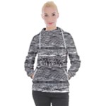 Ethno Seamless Pattern Women s Hooded Pullover