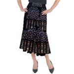 Rosette Cathedral Midi Mermaid Skirt