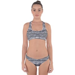 Ethno Seamless Pattern Cross Back Hipster Bikini Set from ArtsNow.com