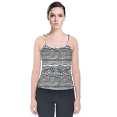 Velvet Spaghetti Strap Top 