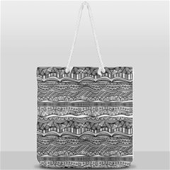 Full Print Rope Handle Tote (Large) 