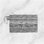Ethno Seamless Pattern Canvas Cosmetic Bag (Small)