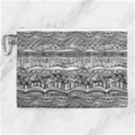 Ethno Seamless Pattern Canvas Cosmetic Bag (XL)