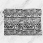 Ethno Seamless Pattern Canvas Cosmetic Bag (XXL)