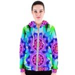 Ornament Kaleidoscope Women s Zipper Hoodie