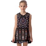 Rosette Cathedral Kids  Pilgrim Collar Ruffle Hem Dress