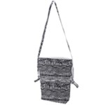 Ethno Seamless Pattern Folding Shoulder Bag