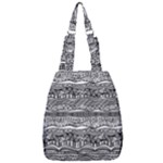 Ethno Seamless Pattern Center Zip Backpack