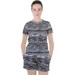 Ethno Seamless Pattern Women s T-Shirt and Shorts Set