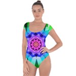 Ornament Kaleidoscope Short Sleeve Leotard 